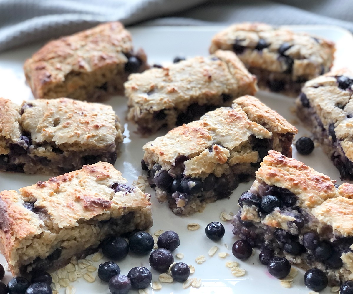 Blueberry Cheesecake Blondies