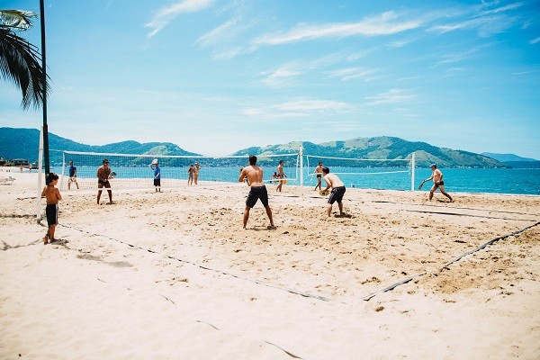 Beaches can be for relaxation AND training!