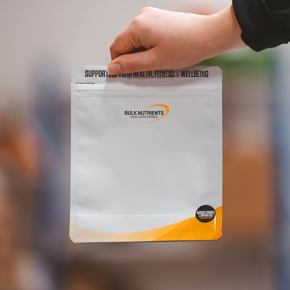 Bulk Nutrients' Pouch 250g and 1kg making them a great option when travelling