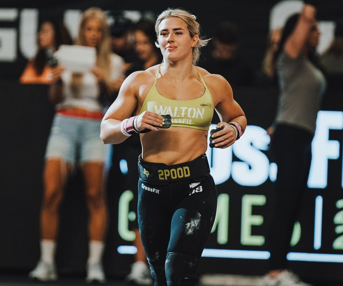 Bulk Nutrients Ambassador Gracie Walton competing at CrossFit running