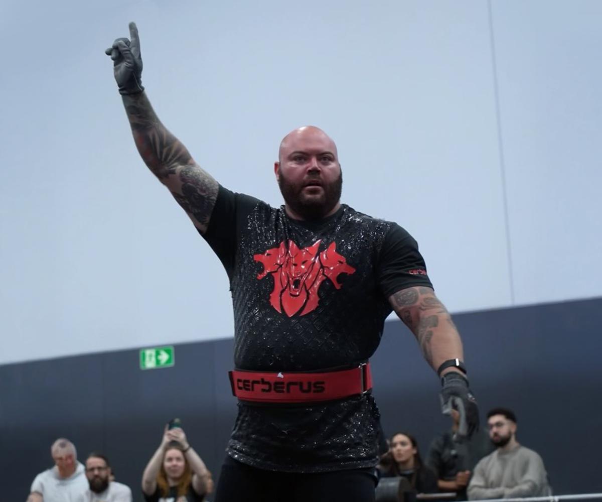 Bulk Nutrients Ambassador Macauley Tinker at an event