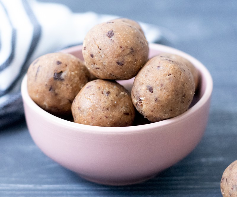 High protein Collagen Cookie Dough Protein Balls recipe from Bulk Nutrients