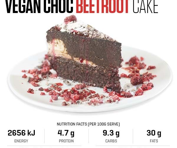 Vegan Choc Beetroot Cake recipe from Bulk Nutrients