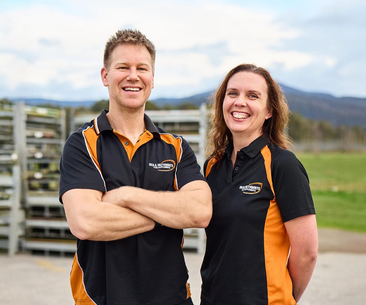 Bulk Nutrients Ben and Jessica at Grove