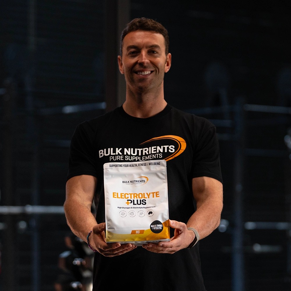 Stay hydrated with Bulk Nutrients' tasty Electrolyte Plus. Tropical flavour is HASTA tested.