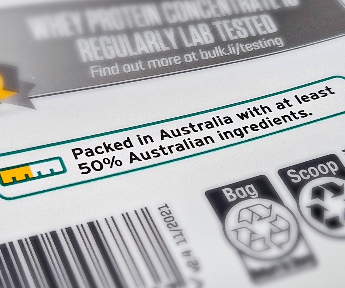 Bulk Nutrients provides your guide to the new country of origin labelling laws