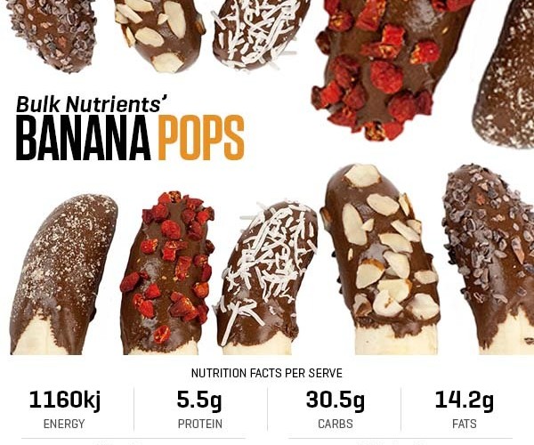 Banana Pops recipe from Bulk Nutrients