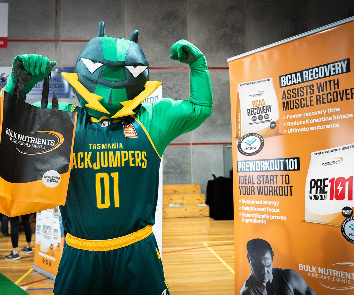 Jack the Jumper - the JackJumpers mascot with Bulk Nutrients Tote Bag