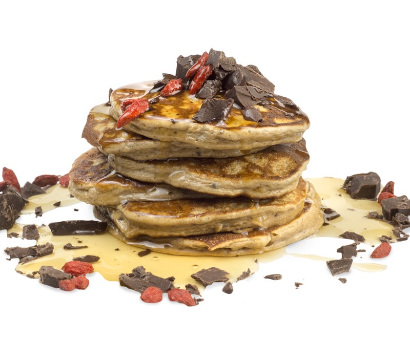 12 Days of Christmas - Choc Biscuit Pancakes recipe from Bulk Nutrients