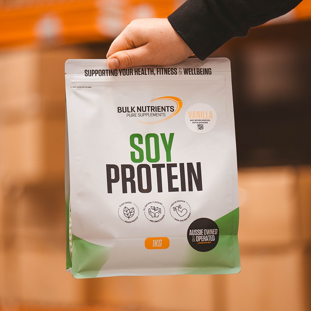 Bulk Nutrients' Soy Protein Isolate is a 100% pure plant based alternative to traditional dairy proteins
