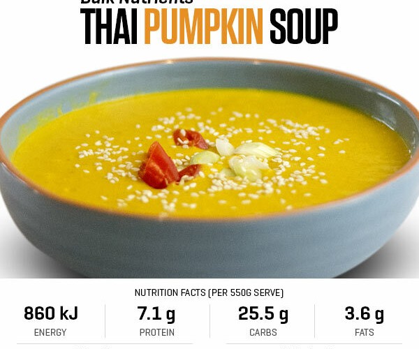 Thai Pumpkin Soup recipe from Bulk Nutrients