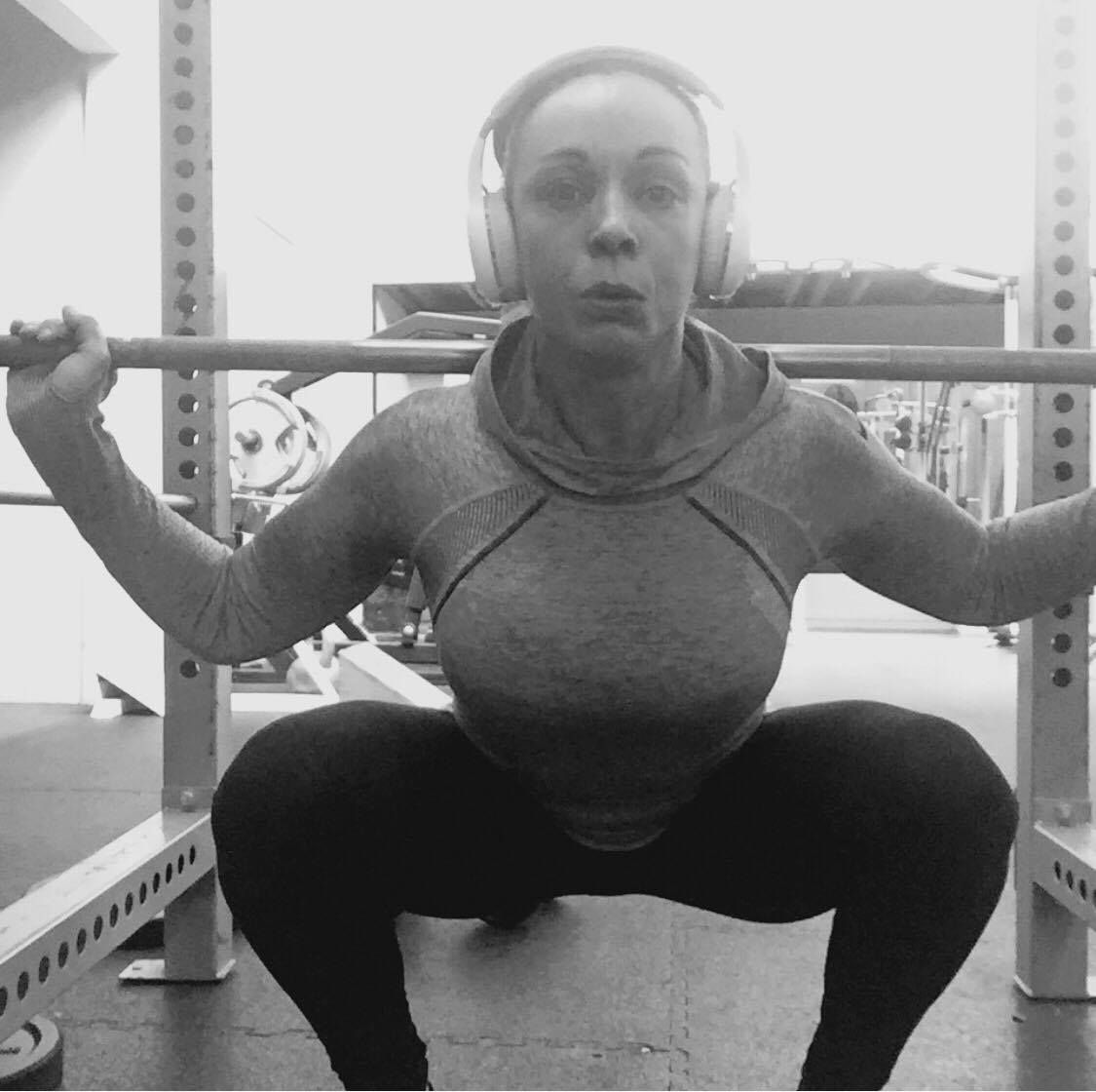 Squats: Make sure you get your squats low.