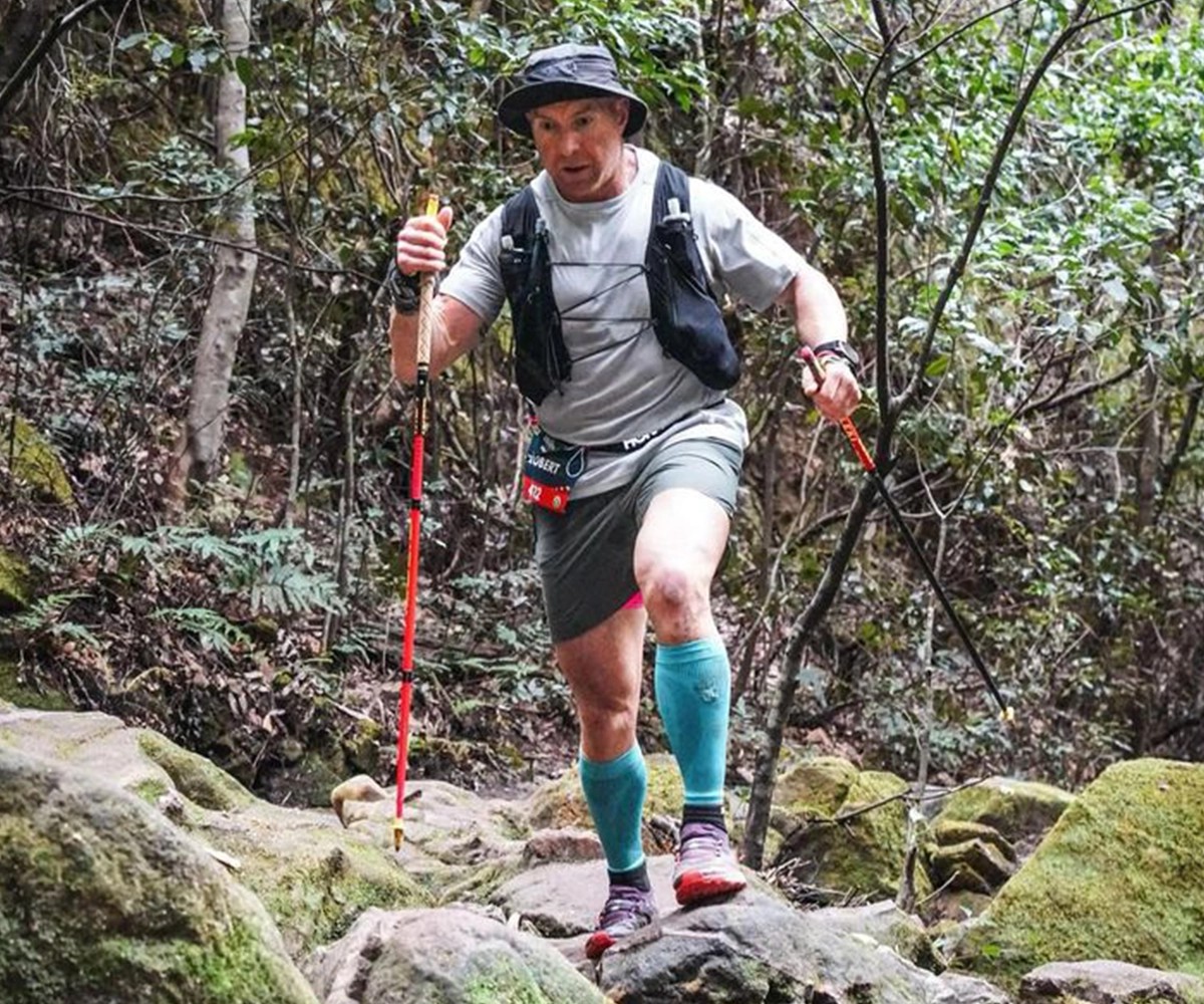 BN Ambassador Bobby Dee on a rocky trail