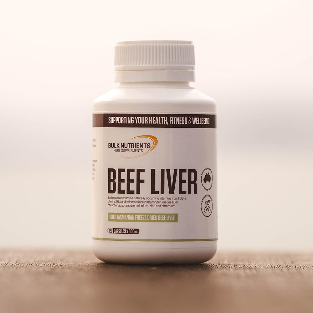 Bulk Nutrients Beef Liver Capsules