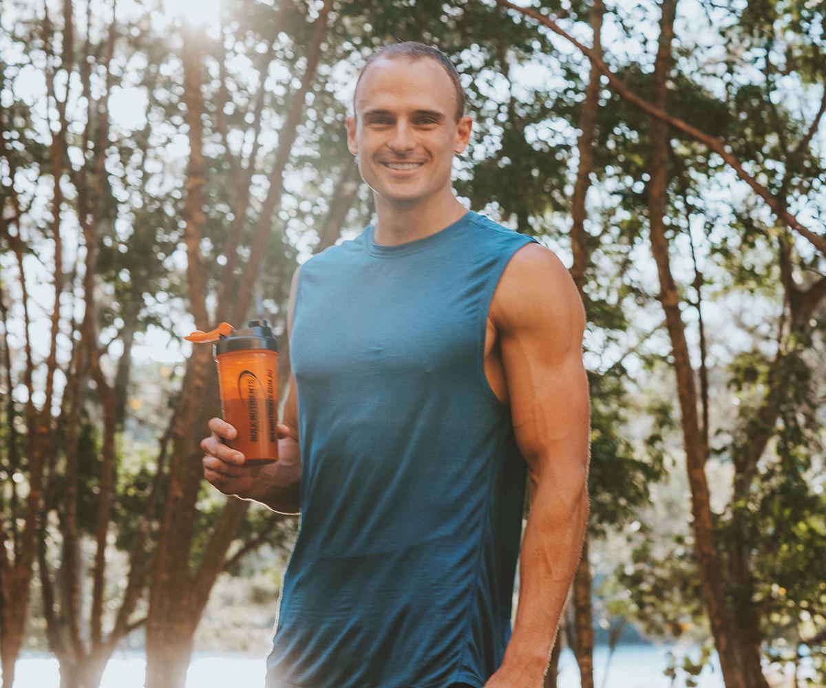 Bulk Nutrients Ambassadors Max Cuneo with Bulk Shaker
