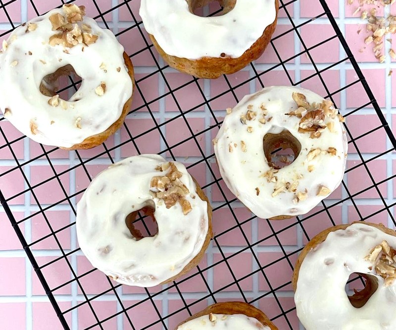 Carrot Cake Doughnuts