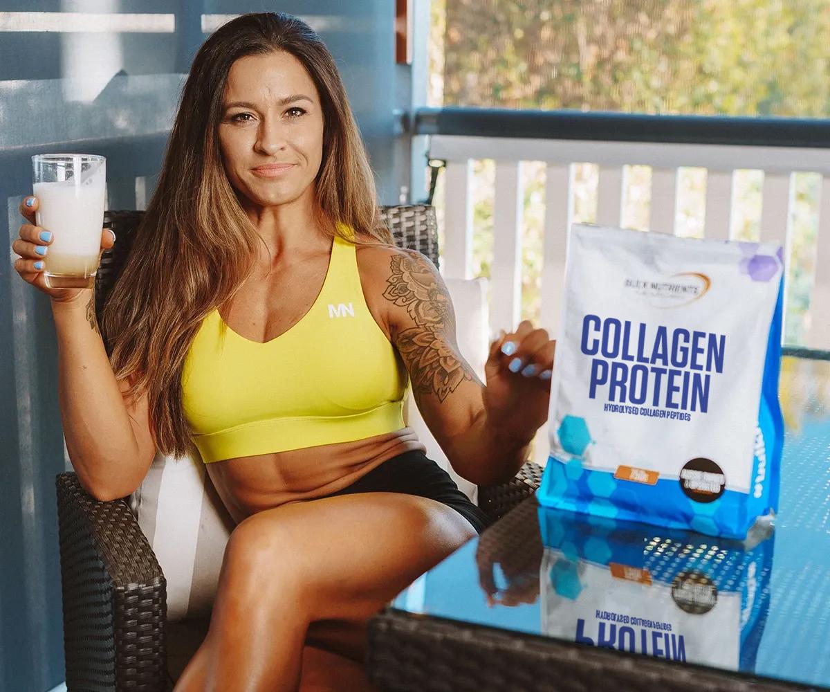 Bulk Nutrients Ambassador Tammie Sarkozy with Collagen Protein