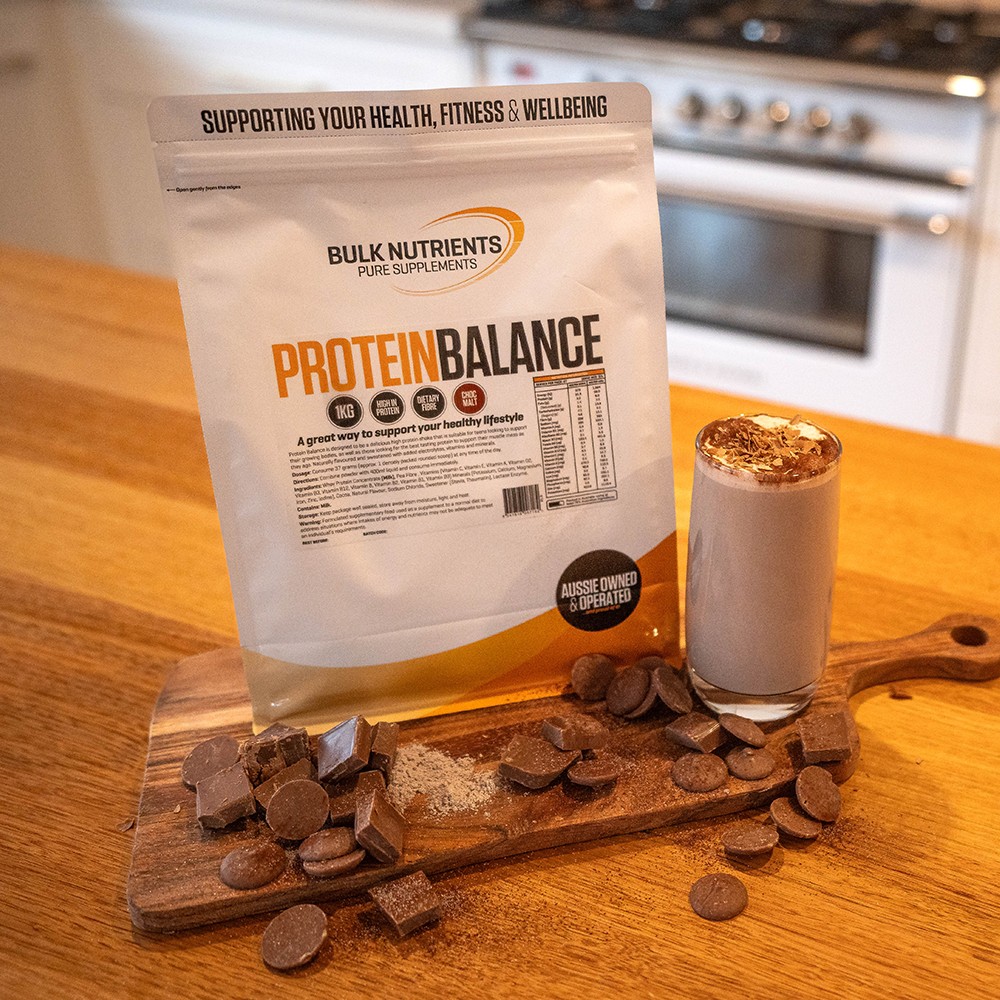 Bulk Nutrients' Protein Balance good source of dietary fibre, designed for growing teenagers, and supporting you while you age.