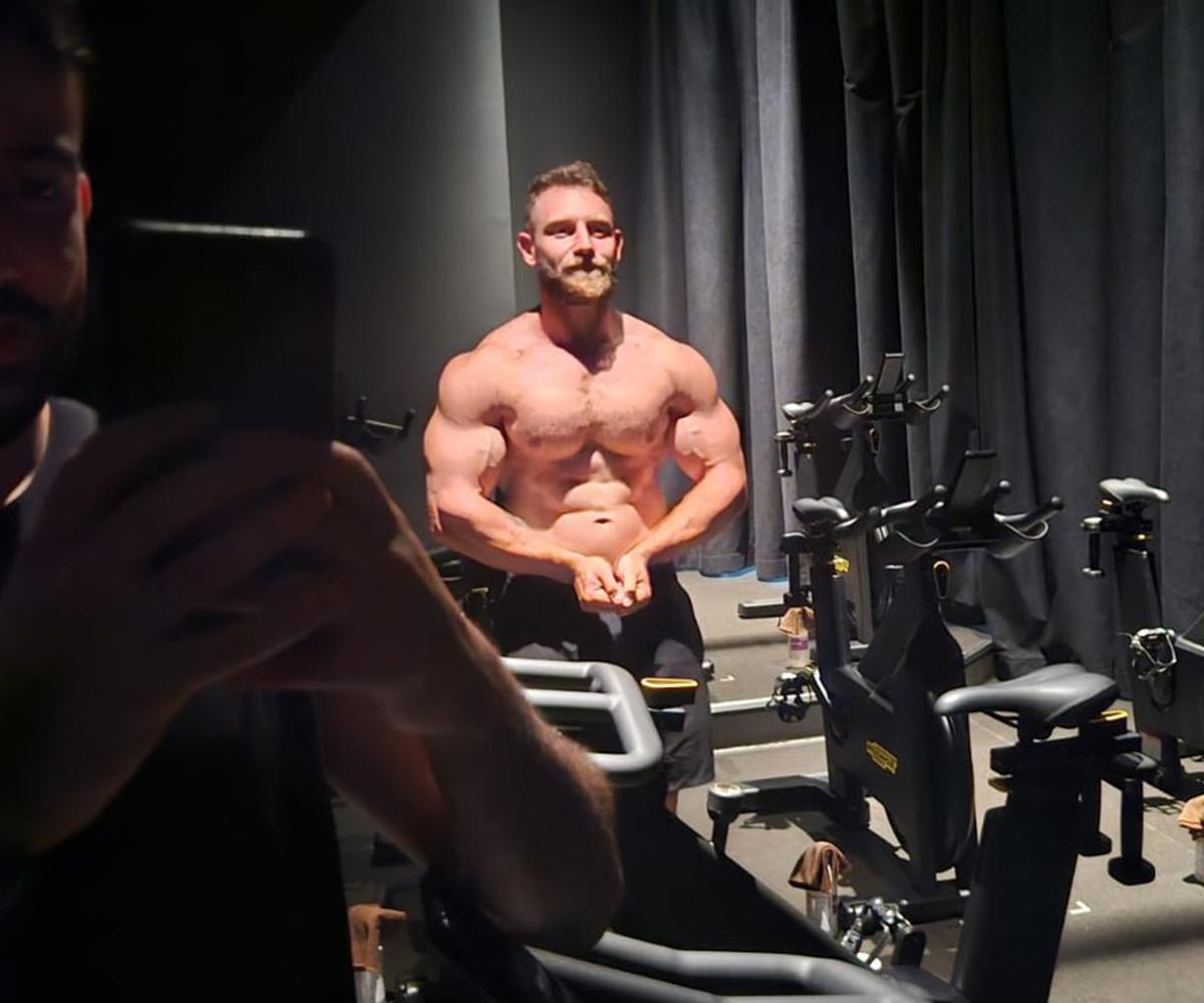 Bulk Nutrients Ambassadors Sam Schepis in the gym