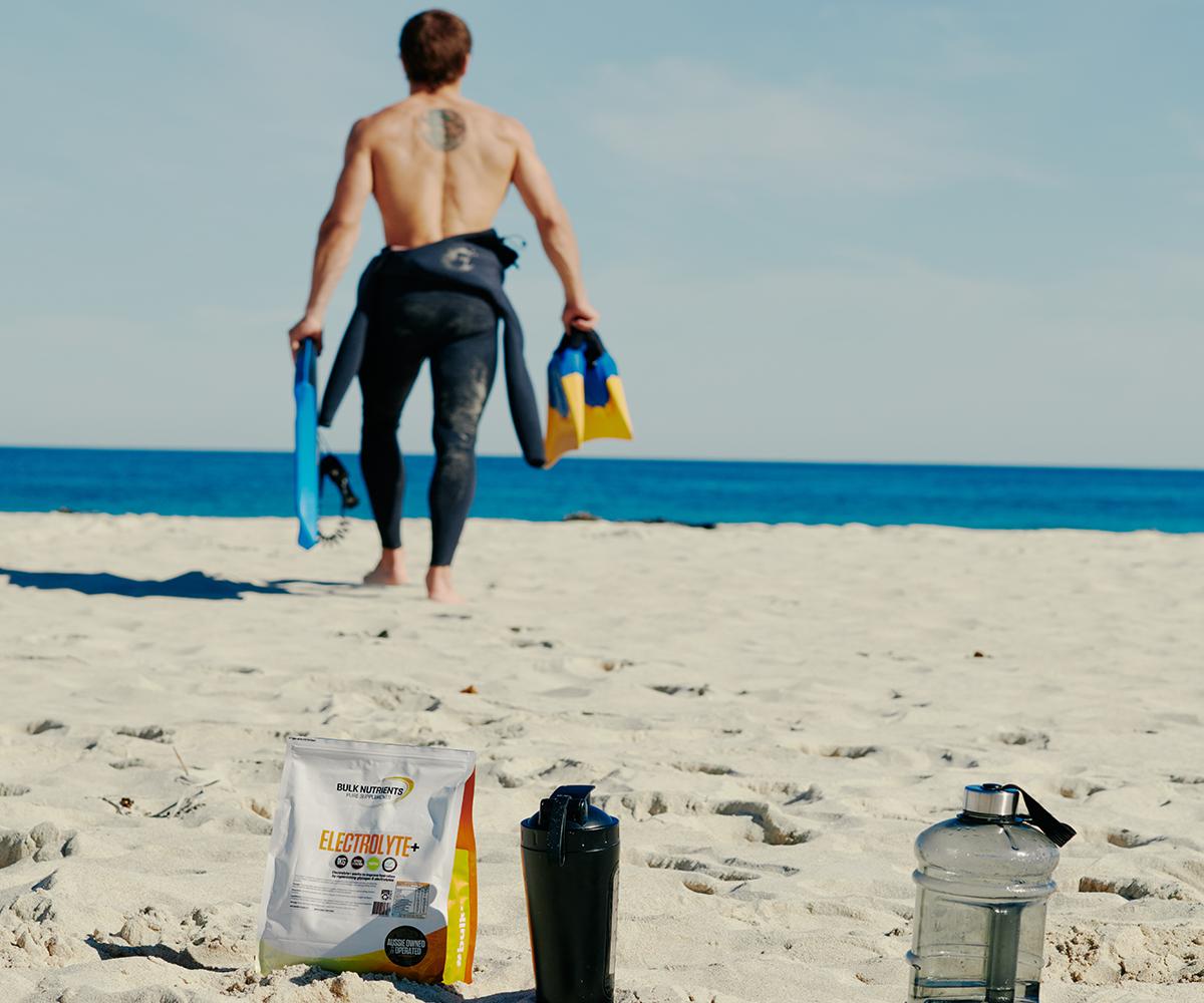 Bulk Nutrients Ambassador Lewy Finnegan all fuelled up with Electrolyte Plus