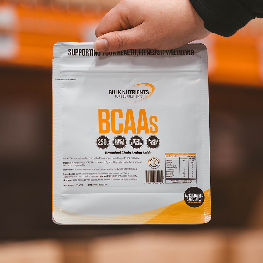 Bulk Nutrients' Branched Chain Amino Acids BCAAs Unflavoured