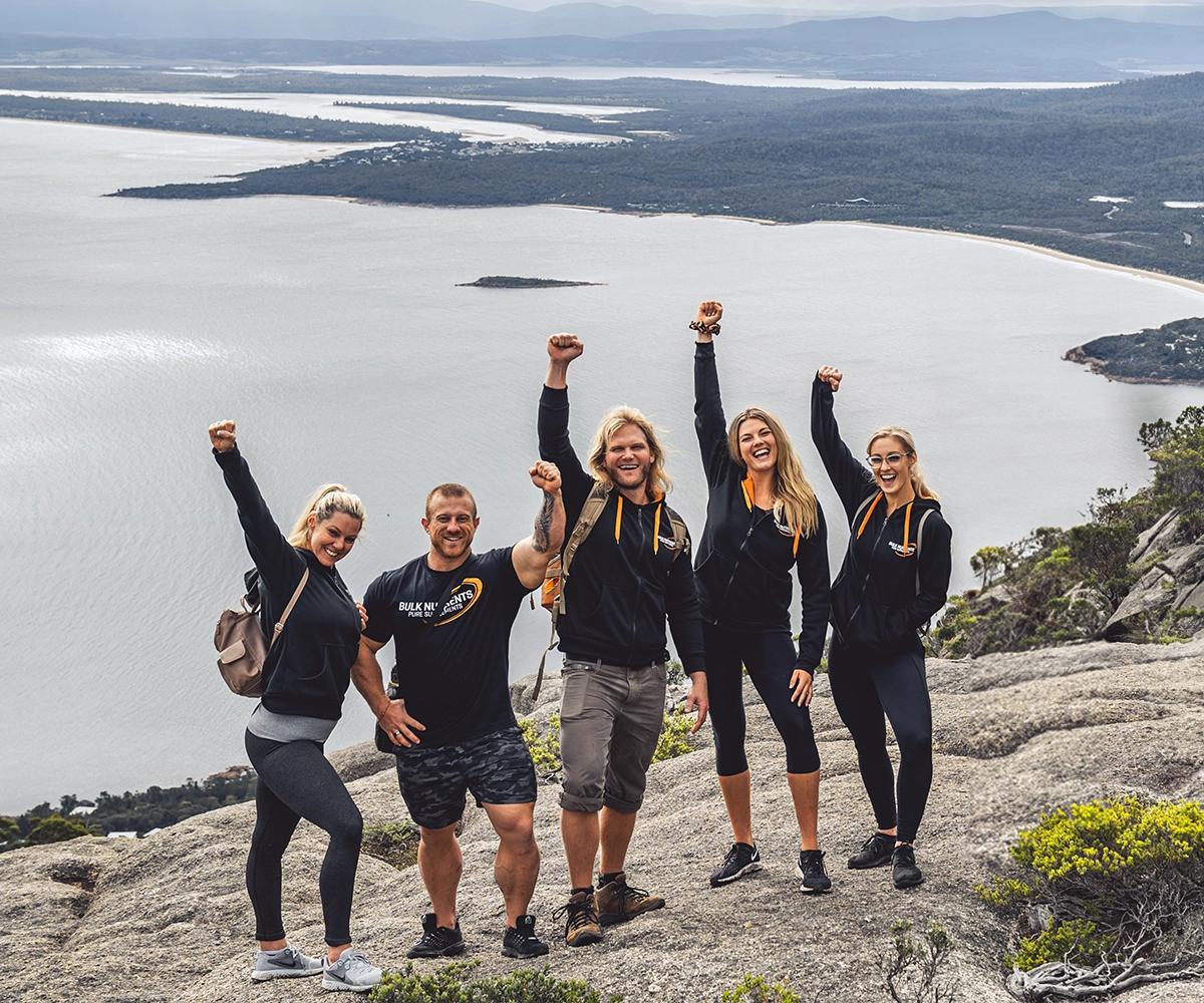 The beautiful scenery of the east coast of tasmania