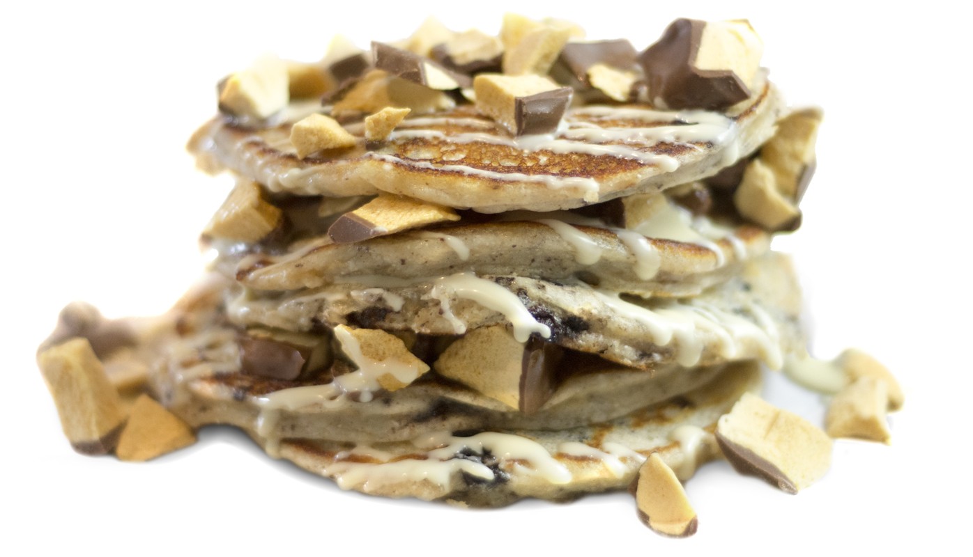 12 Days Of Christmas - Crunchy Honeycomb Pancakes recipe from Bulk Nutrients