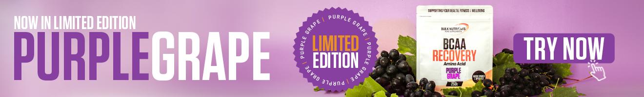 BCAA Recovery now in limited edition Purple Grape flavour - Try Now!