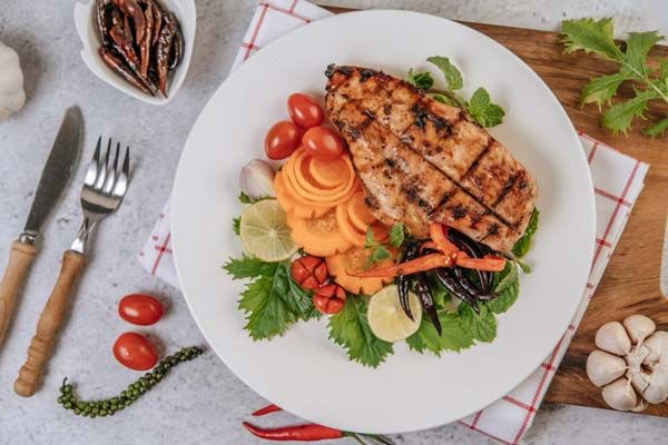 Chicken Breast with veggies