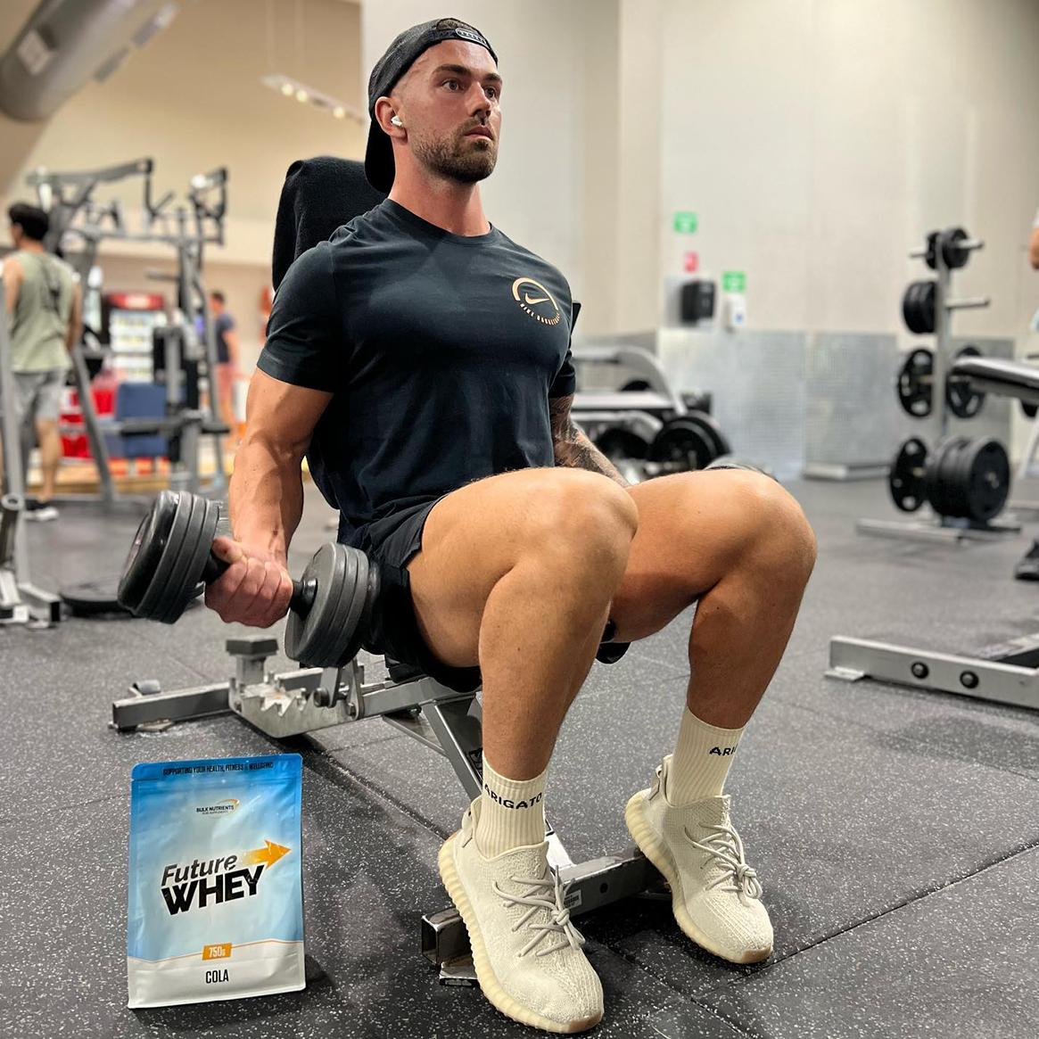 Bulk Nutrients Ambassador Lachy Sawtell with Future Whey