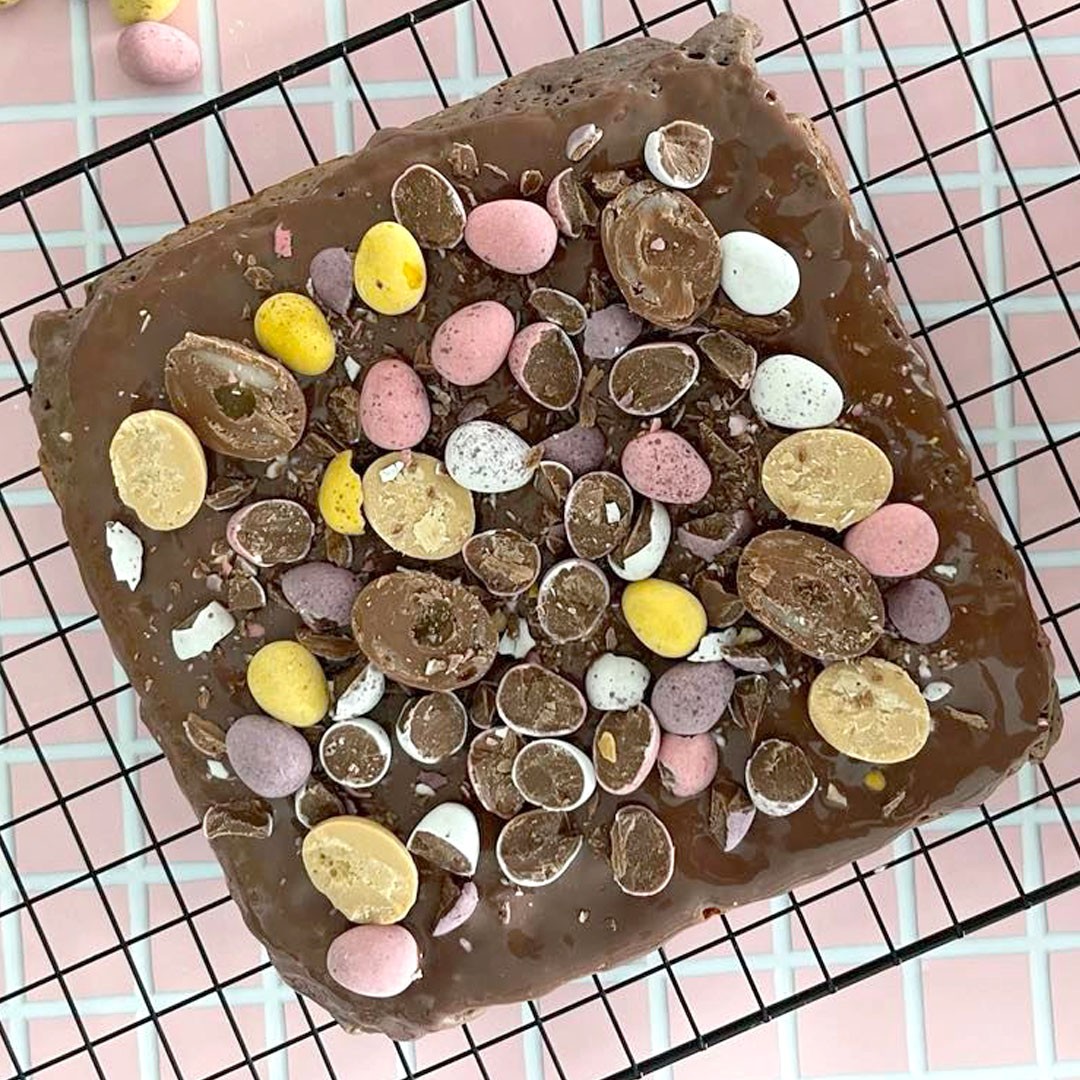 Easter Egg Choccy Cake