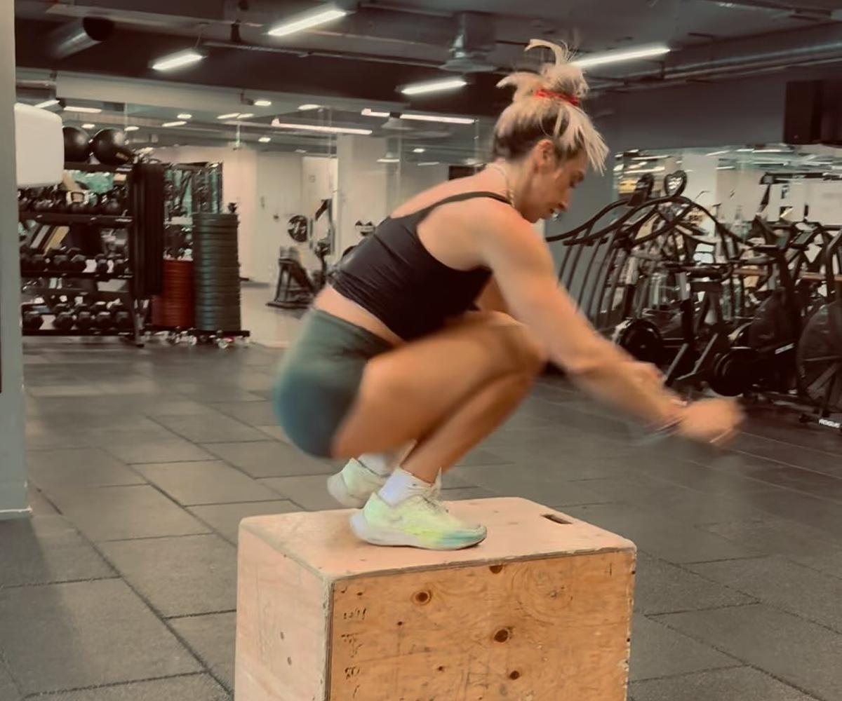 Bulk Nutrients Ambassadors Nicola Macbeth box jump