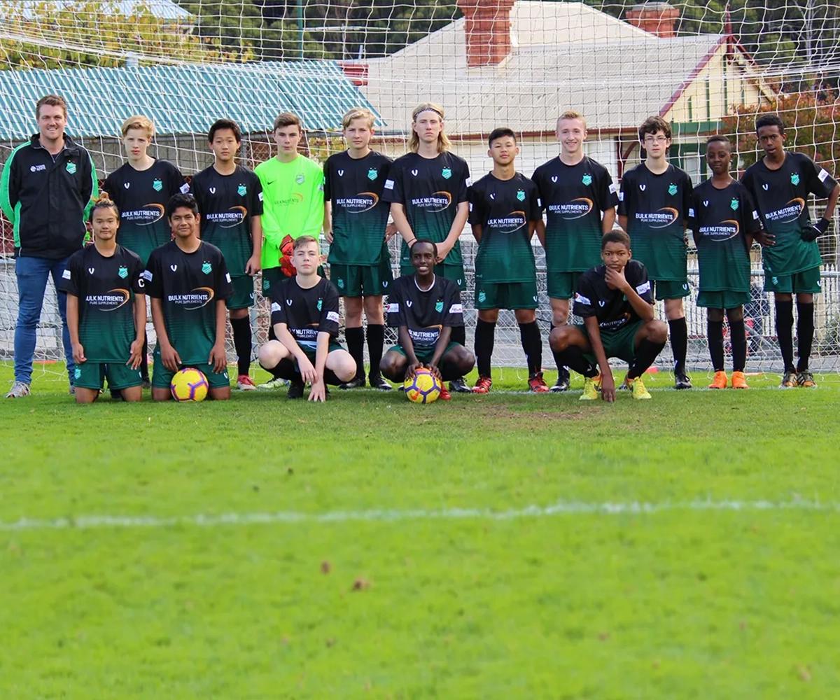 Hobart United FC team photo