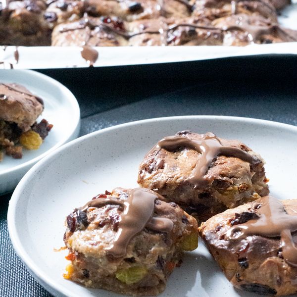 High Protein Low Carb Hot Cross Buns recipe from Bulk Nutrients