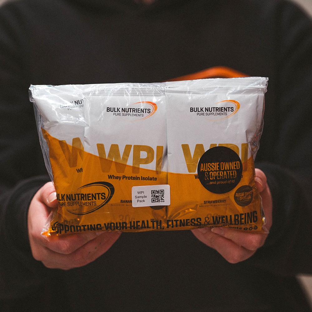 Bulk Nutrients' Whey Protein Isolate Sample Pack