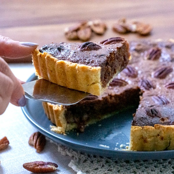 High Protein Pecan Pie recipe from Bulk Nutrients