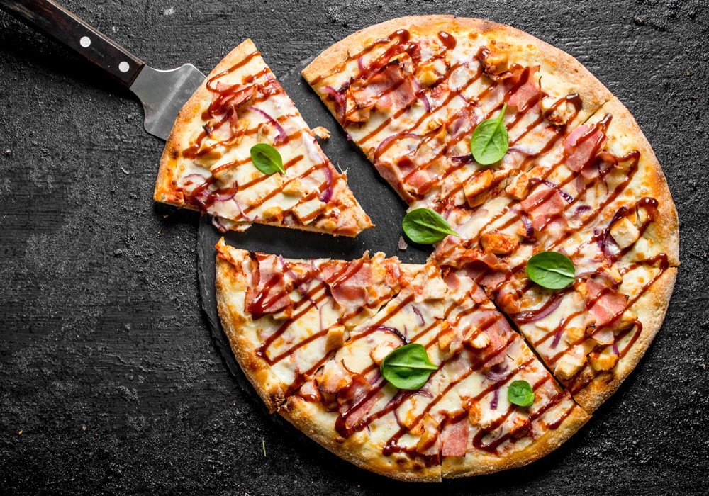 The Ultimate Dinner - BBQ Chicken Pizza and Protein Milkshakes recipe from Bulk Nutrients
