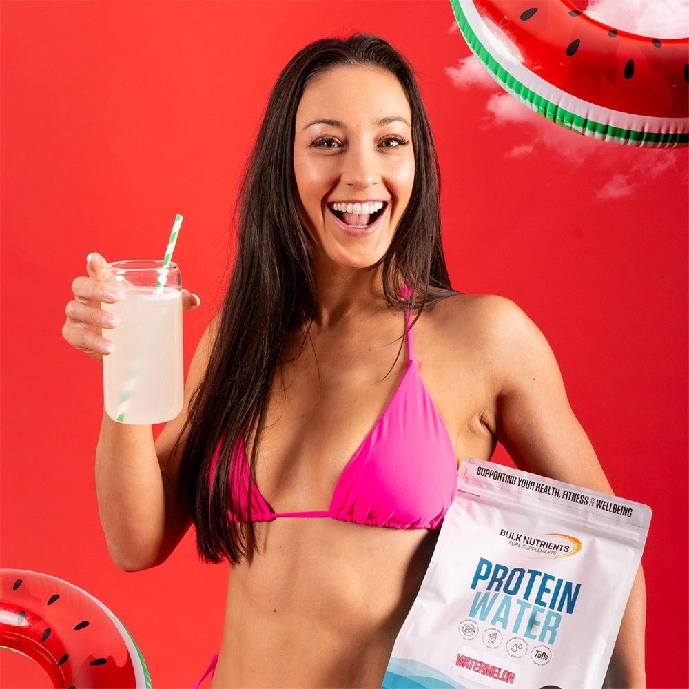 Bulk Nutrients' Limited edition Protein Water Watermelon with Helena Sly