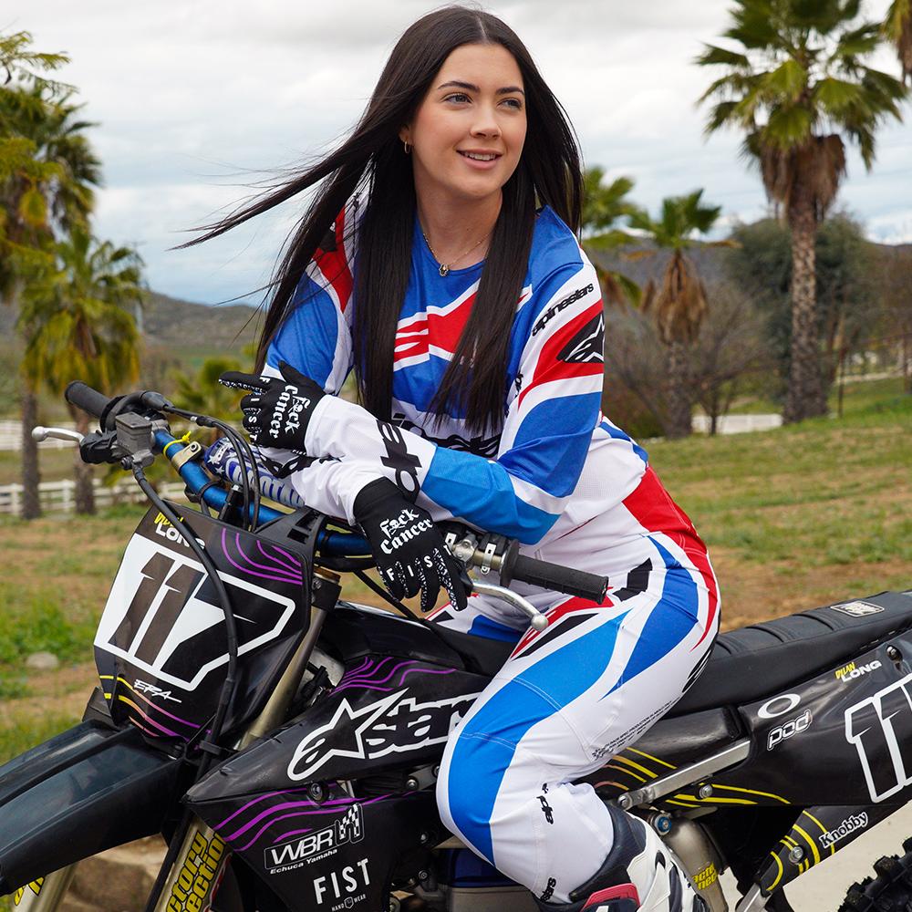 Bulk Nutrients Ambassador Indy Carmody with her bike