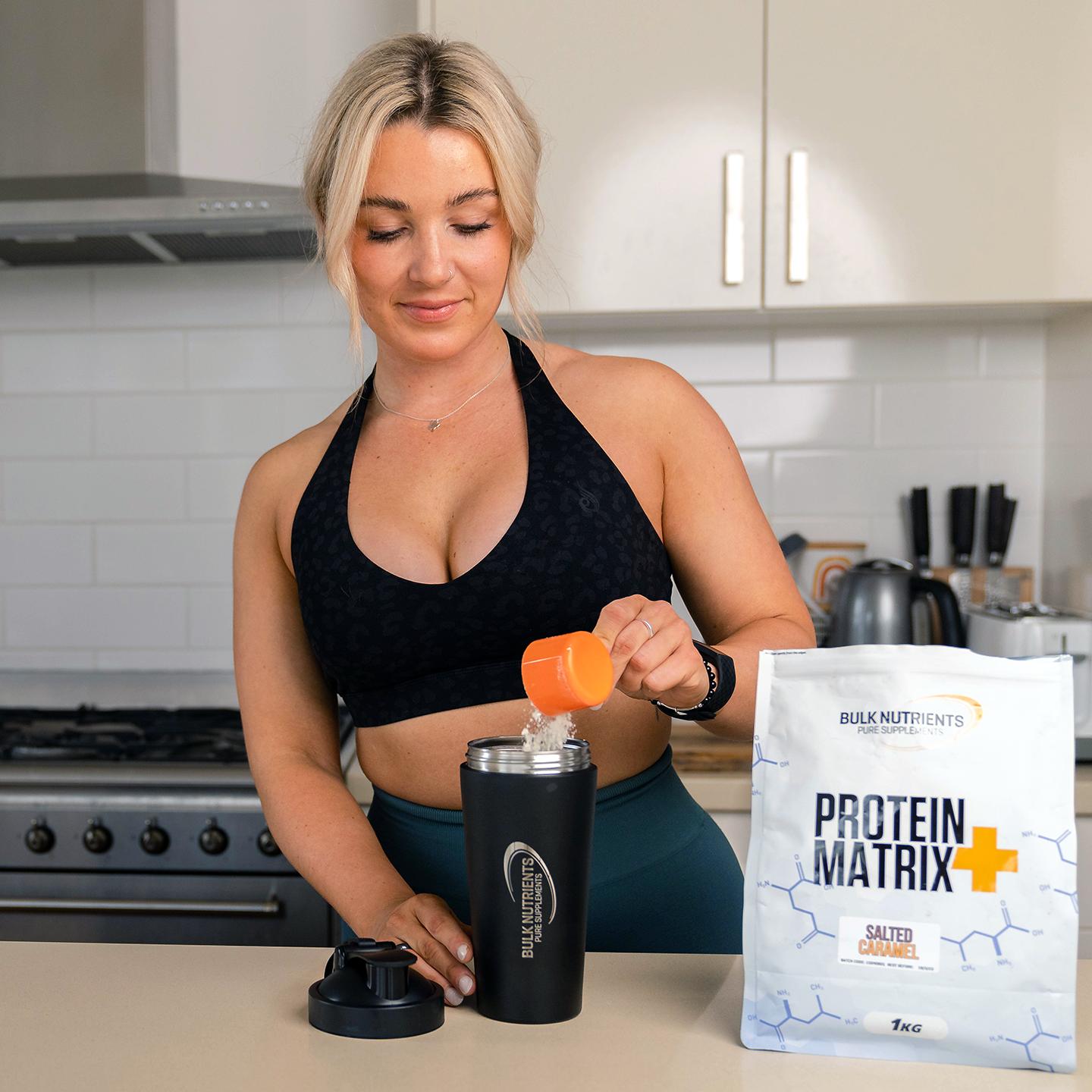 Bulk Nutrients Ambassador Talia Smith with Protein Matrix+