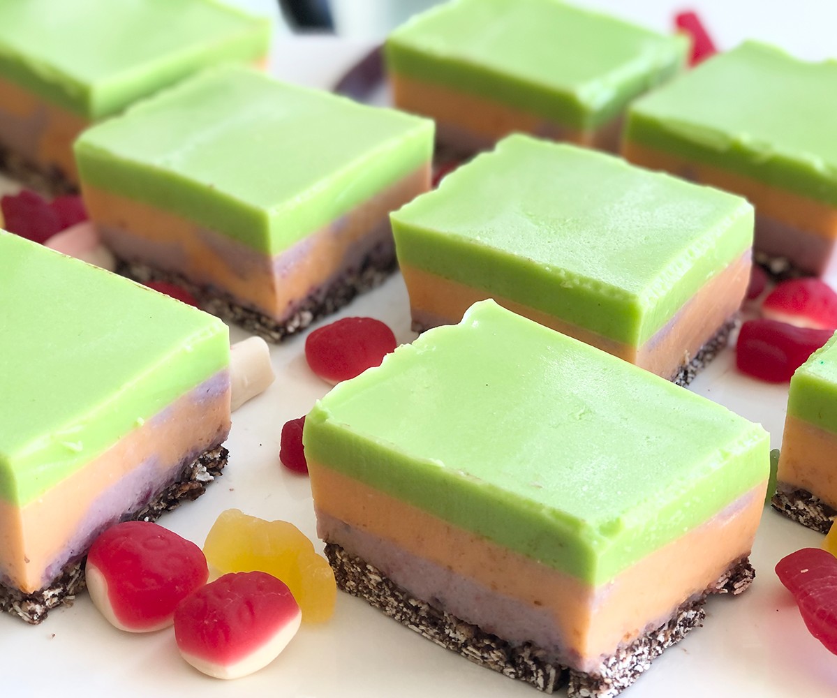Colourful Protein Party Slice Recipe