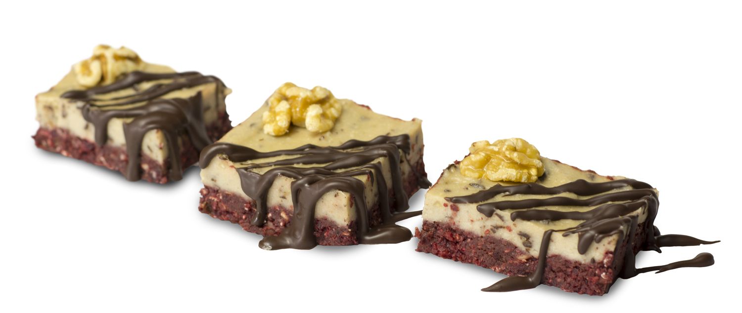 Creamy Red Velvet Slice recipe from Bulk Nutrients 