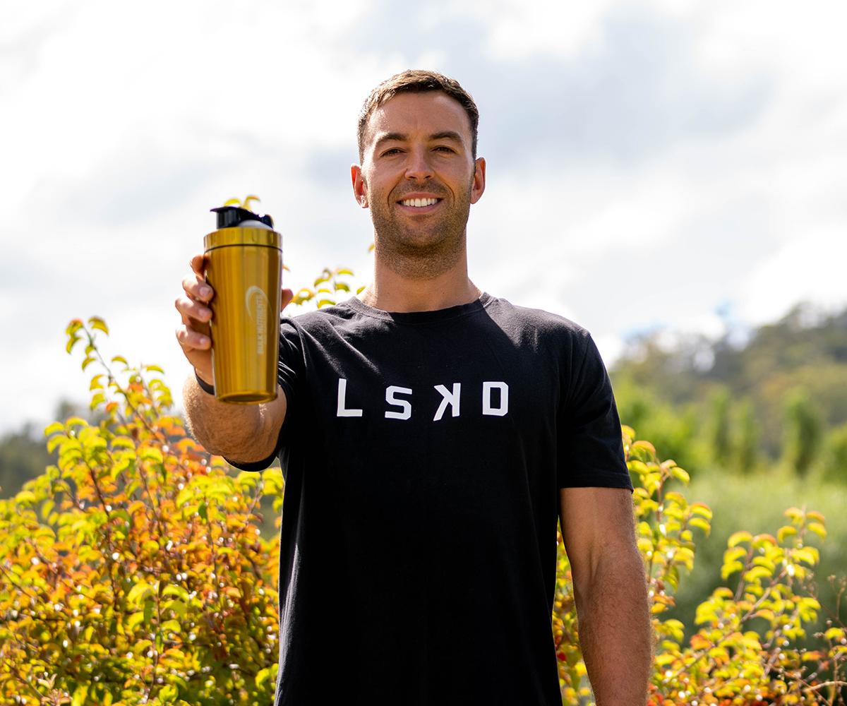 Bulk Nutrients Ambassador Ed Roberts with Earth Protein