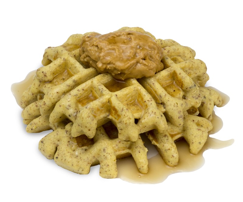 12 Days of Christmas - Peanut Butter Waffle recipe from Bulk Nutrients