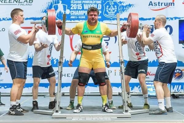 A squat session with Dave Napper