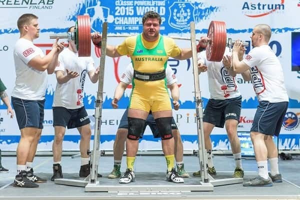 A squat session with Dave Napper