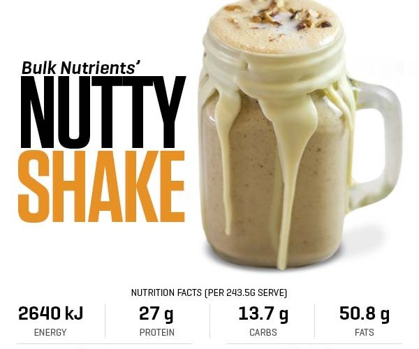 12 Days of Christmas - Nutty Shake recipe from Bulk Nutrients