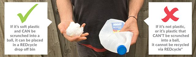 If you're not sure if it's soft or hard plastic... simply perform a scrunch test!