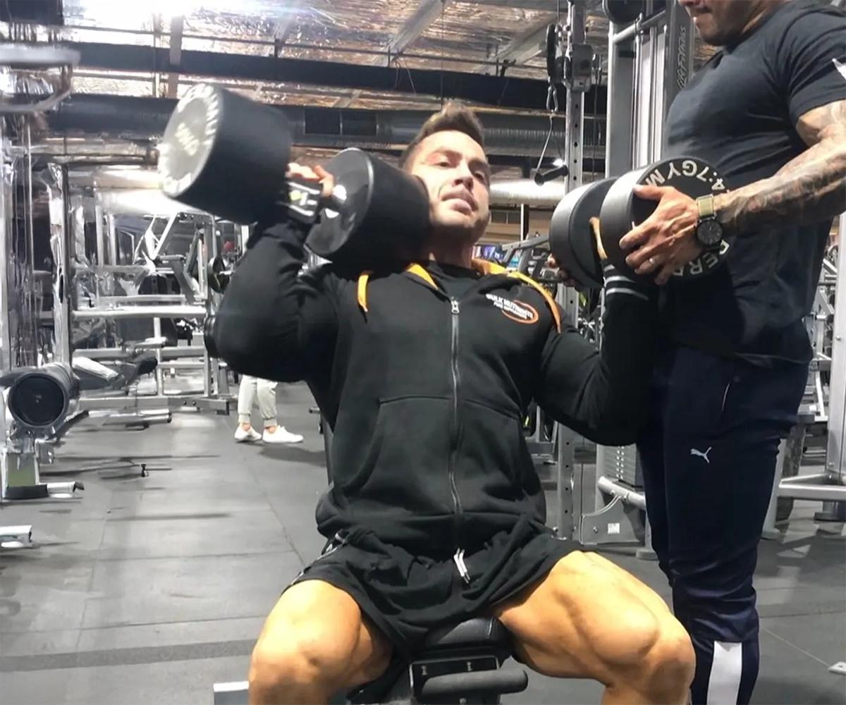 Bulk Nutrients Ambassador Dominic Mitiolo Shoulder Day