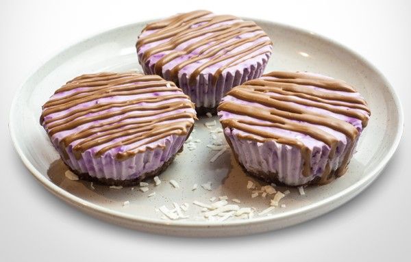 Protein Choc Blueberry Cheesecakes recipe from Bulk Nutrients 
